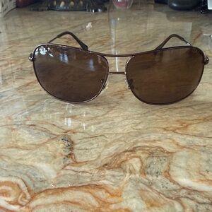 Ray-Ban Brown Aviator Sunglasses